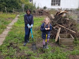 Starting work on our Community Allotment